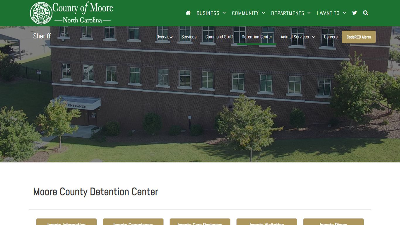 Detention Center | County of Moore NC